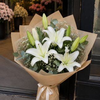 Buchet crini albi