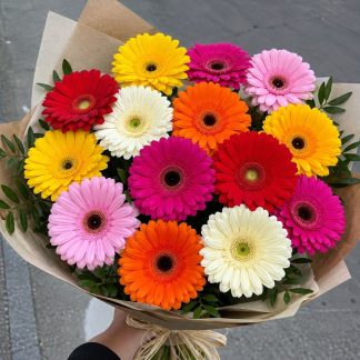 Buchet gerbera colorate